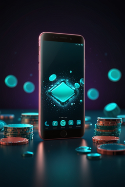 Smartphone mit Platinumslots App